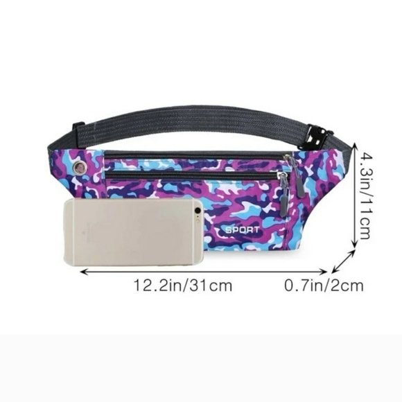 Colorful Camo Sling Bag Purse - Picture 3 of 4